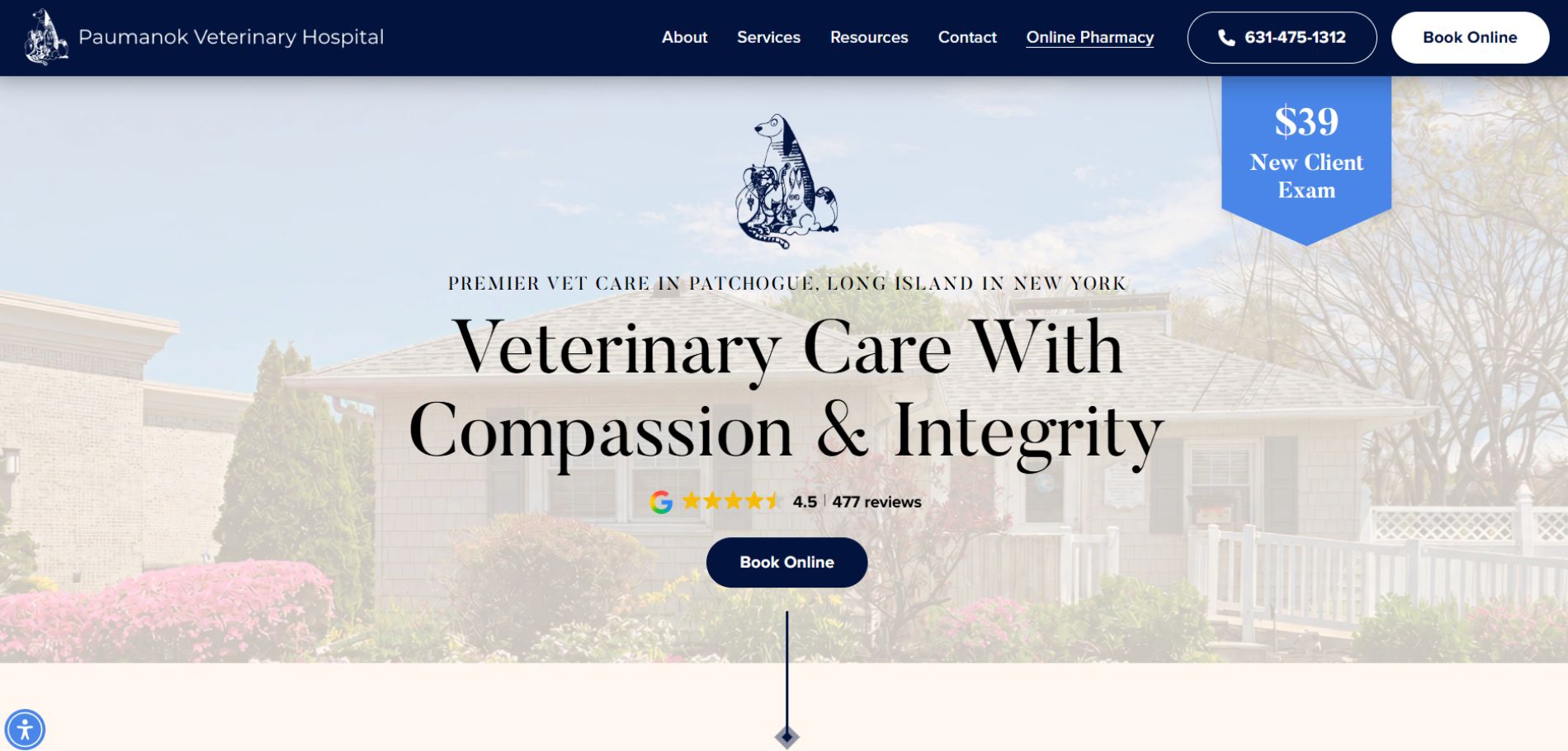 Paumanok Website Screenshot